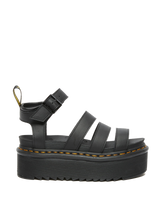 Blaire Hydro Leather Platform Strap Sandals