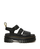 Ricki Nappa Lux Leather 3-Strap Platform Sandals