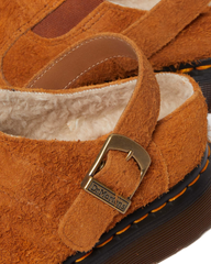 Isham Faux Shearling Lined Suede Slingback Mules