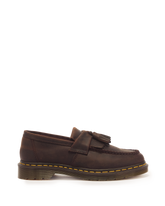 Adrian Crazy Horse Leather Tassel Loafers
