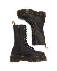 1B99 Pisa Leather Mid Calf Lace Up Boots