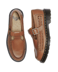 Adrian T-Bar Leather Mary Jane Shoes