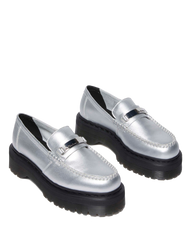 Adrian Metallic Tumble Loafers