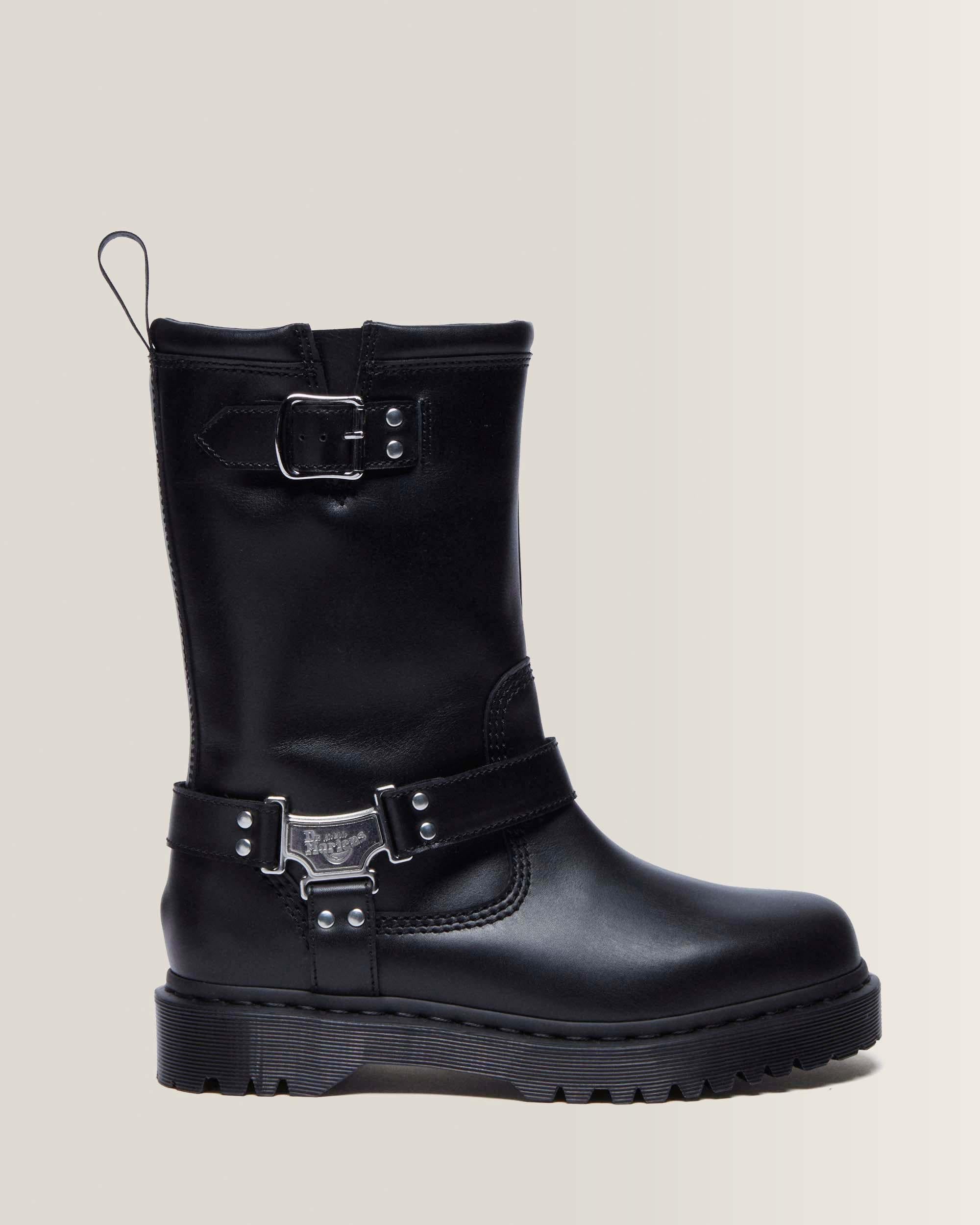 Anistone Hi Leather Biker Boots