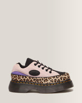 Buzz 5-Eye Leopard and Suede Shoes