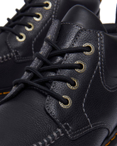 Zebzag Leather Casual 4-Eye Lace-Up Boots
