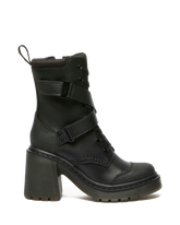 Chesney Tech Strap Eight Eye Heeled Boots