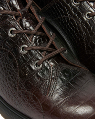 Church Crocodile Analine Leather Ankle Boots