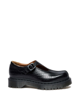 Rejena Mary Jane Croc Emboss Leather Shoes