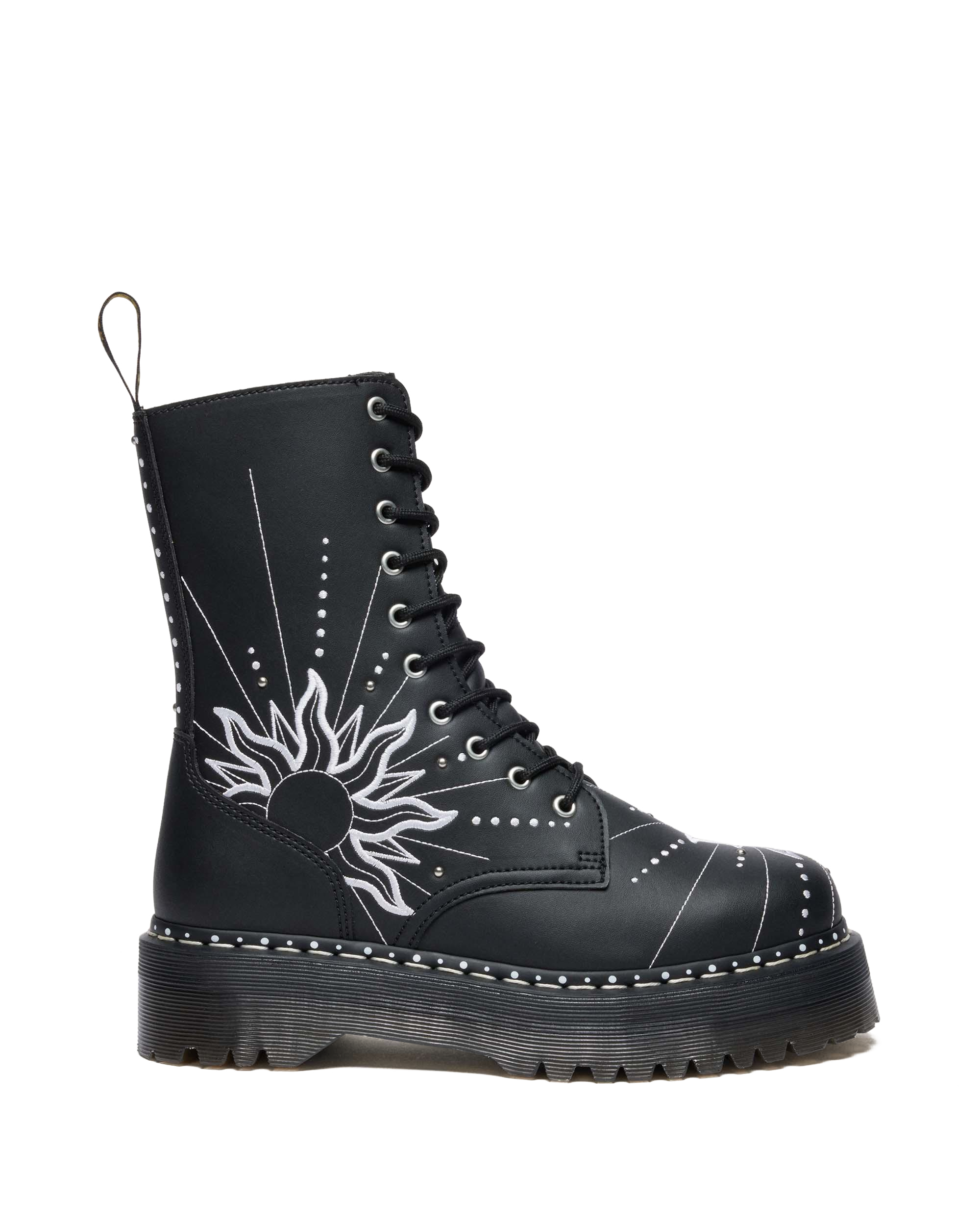 Jadon Hi Solar Flare Reclaimed Leather Platform Boots