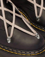 1B60 Rick Owens Pentalace Leather Platform Boots