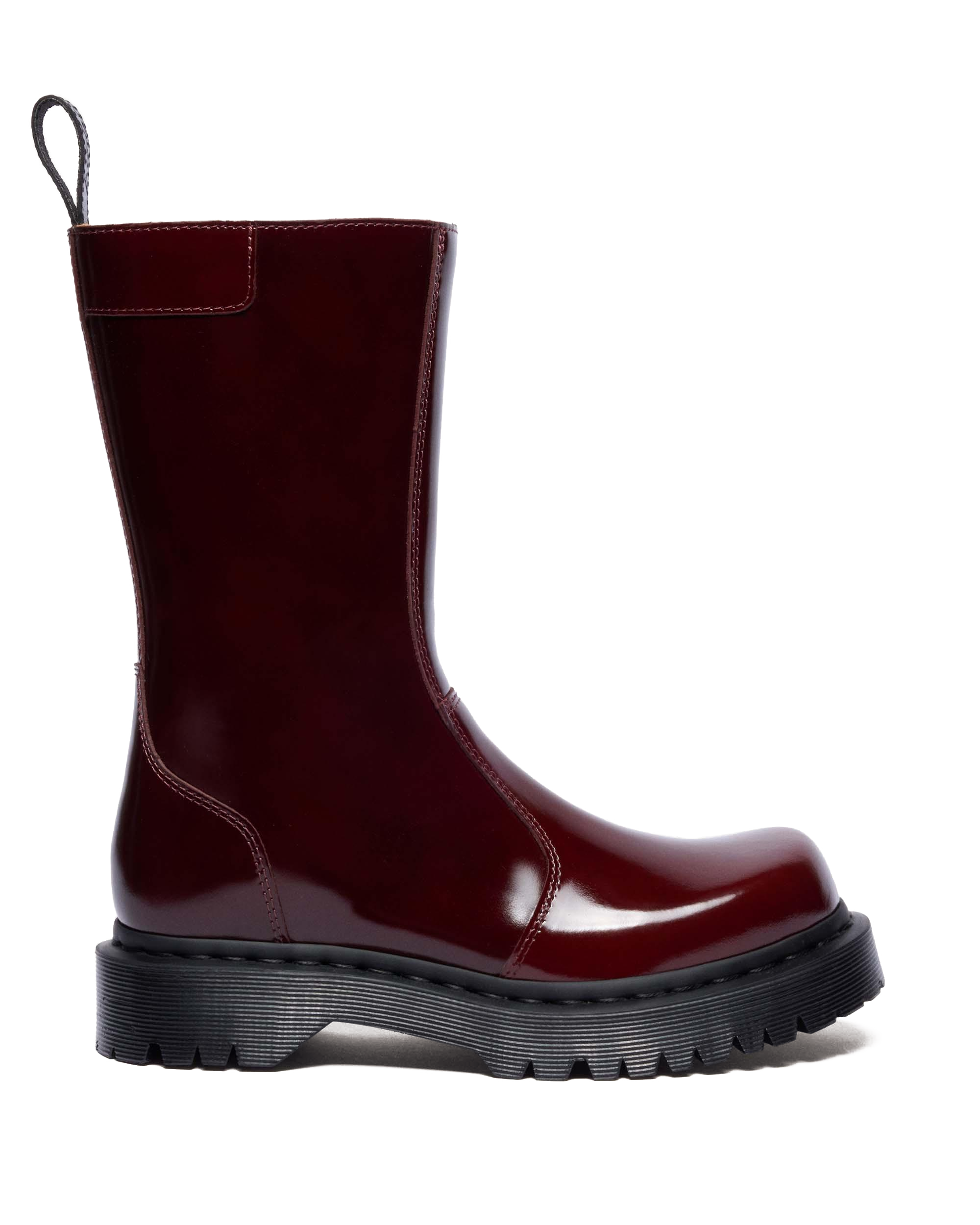 Rejena Lacquered Leather Boots