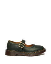 Mary Jane Flower Crazy Horse Leather Shoes