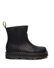 Zebzag Rigger Slip On Leather Boots