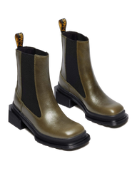 MAYBOLE CHELSEA SQUARE TOE LEATHER BOOTS