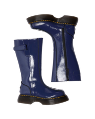 Buzz Hi Distressed Patent Boots
