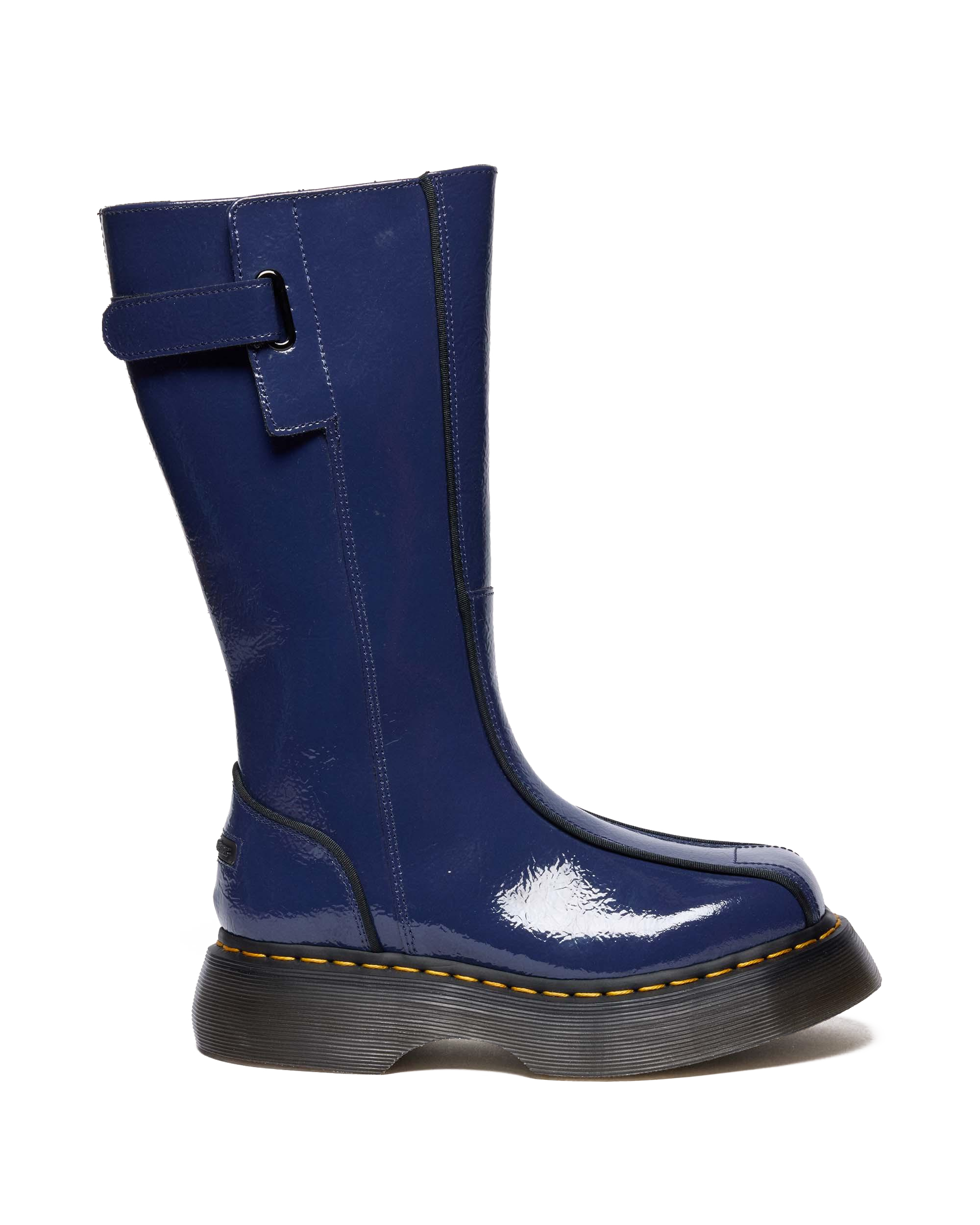 Buzz Hi Distressed Patent Boots