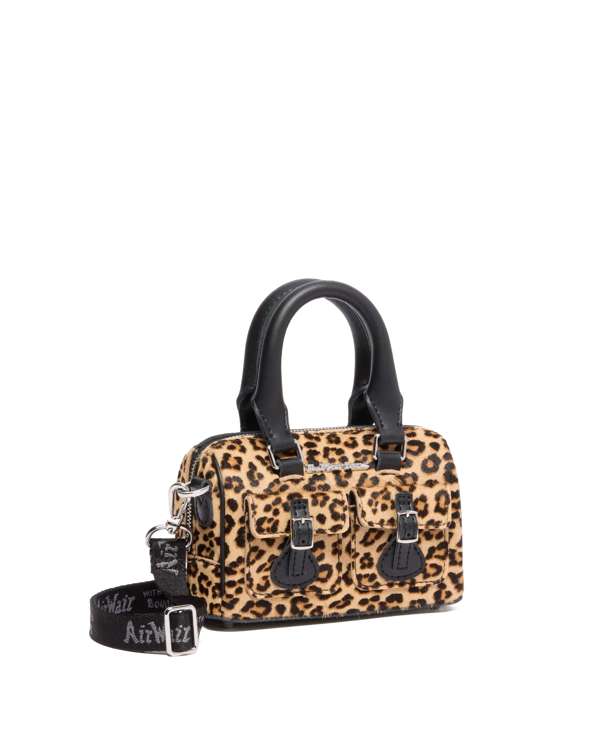 Mini Top Handle Leopard Print Bag