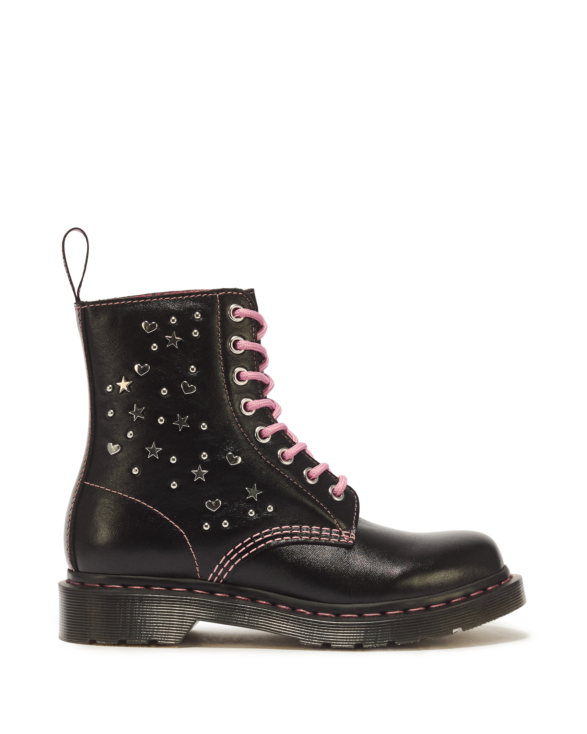 1460 Pascal Hearts & Stars Leather Lace Up Boots