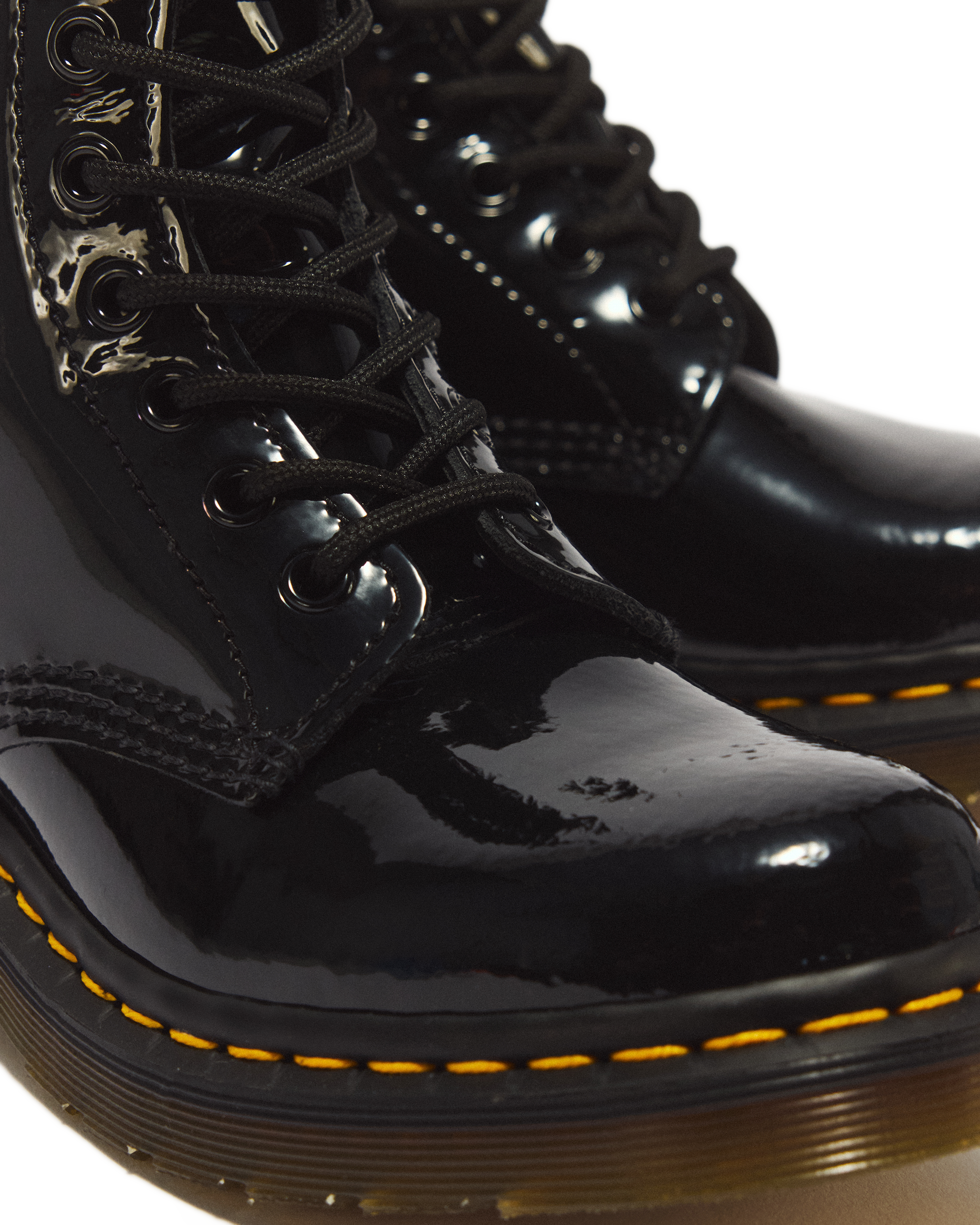 1460 Women's Patent Leather Lace Up Boots