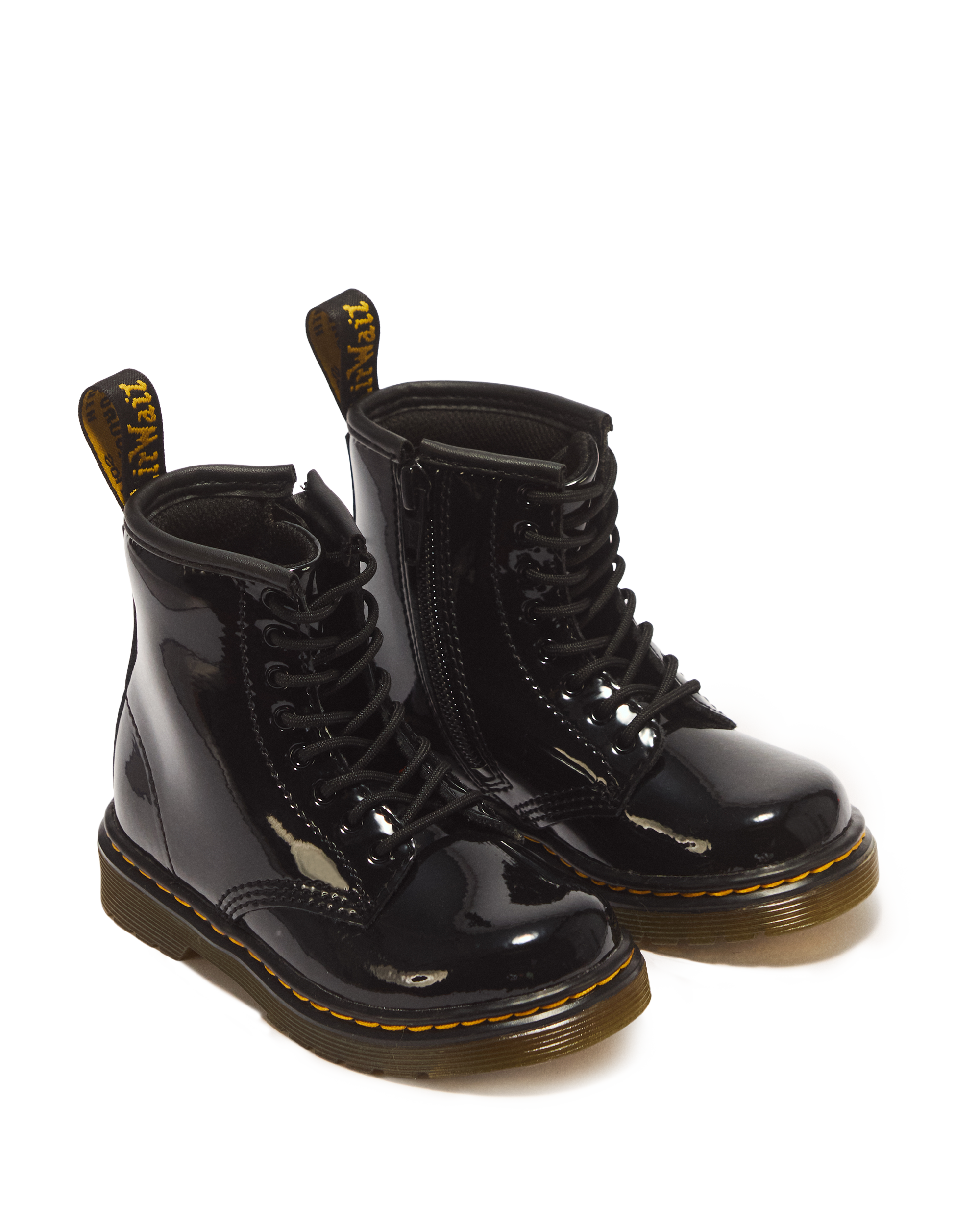Toddler 1460 Patent Leather Lace Up Boots