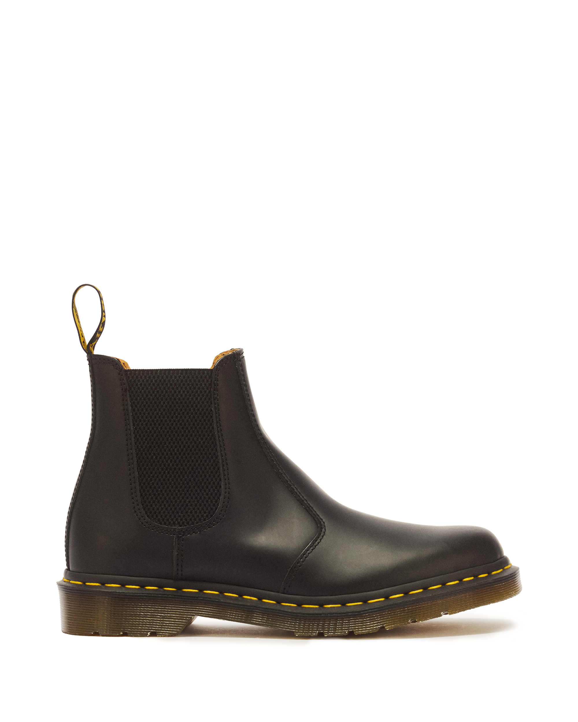 2976 Yellow Stitch Smooth Leather Chelsea Boots