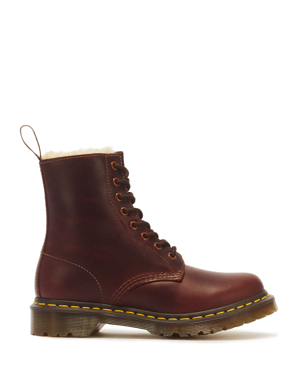 1460 Women's Faux Fur Lined Lace Up Boots