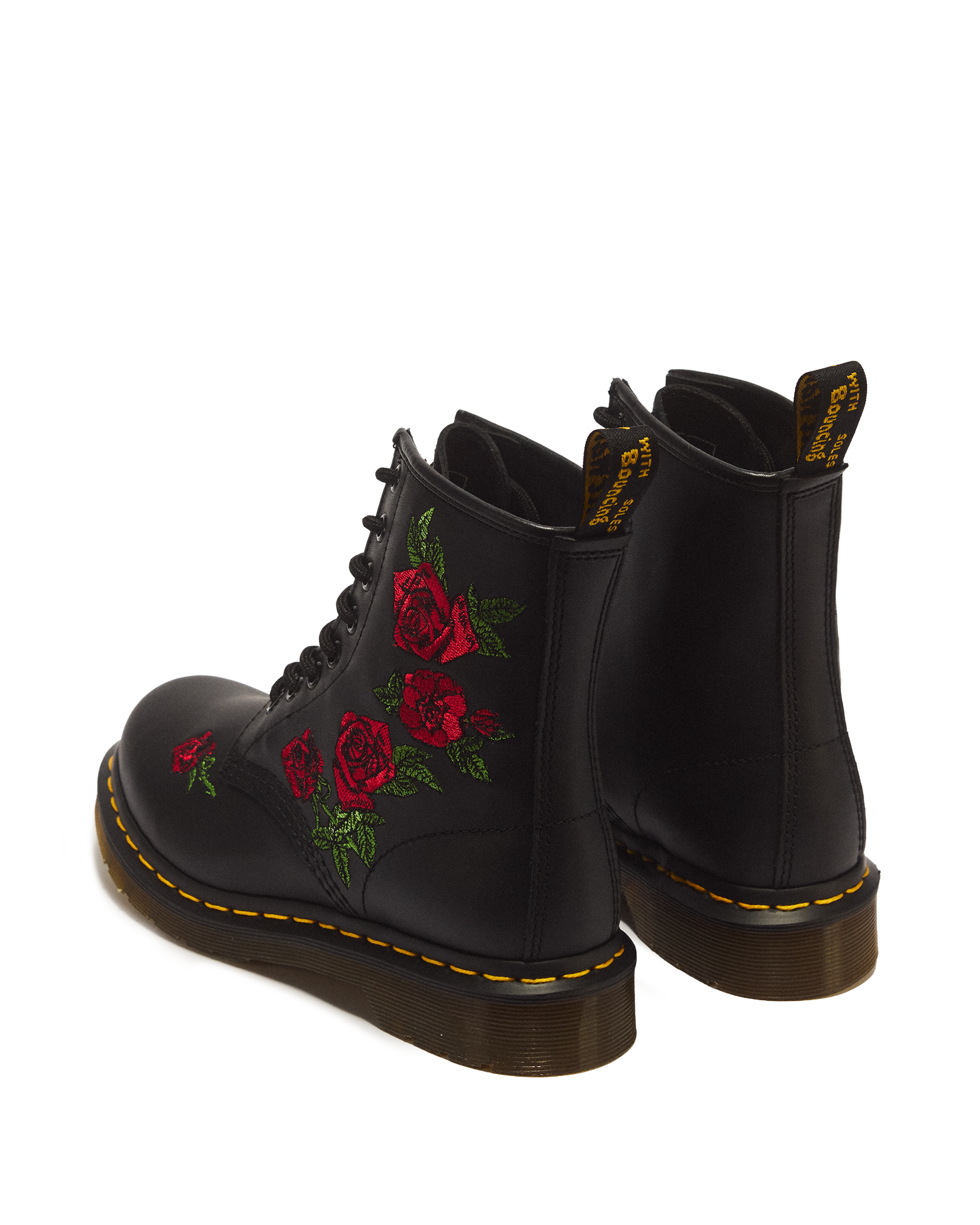 1460 Vonda Floral Leather Lace Up Boots
