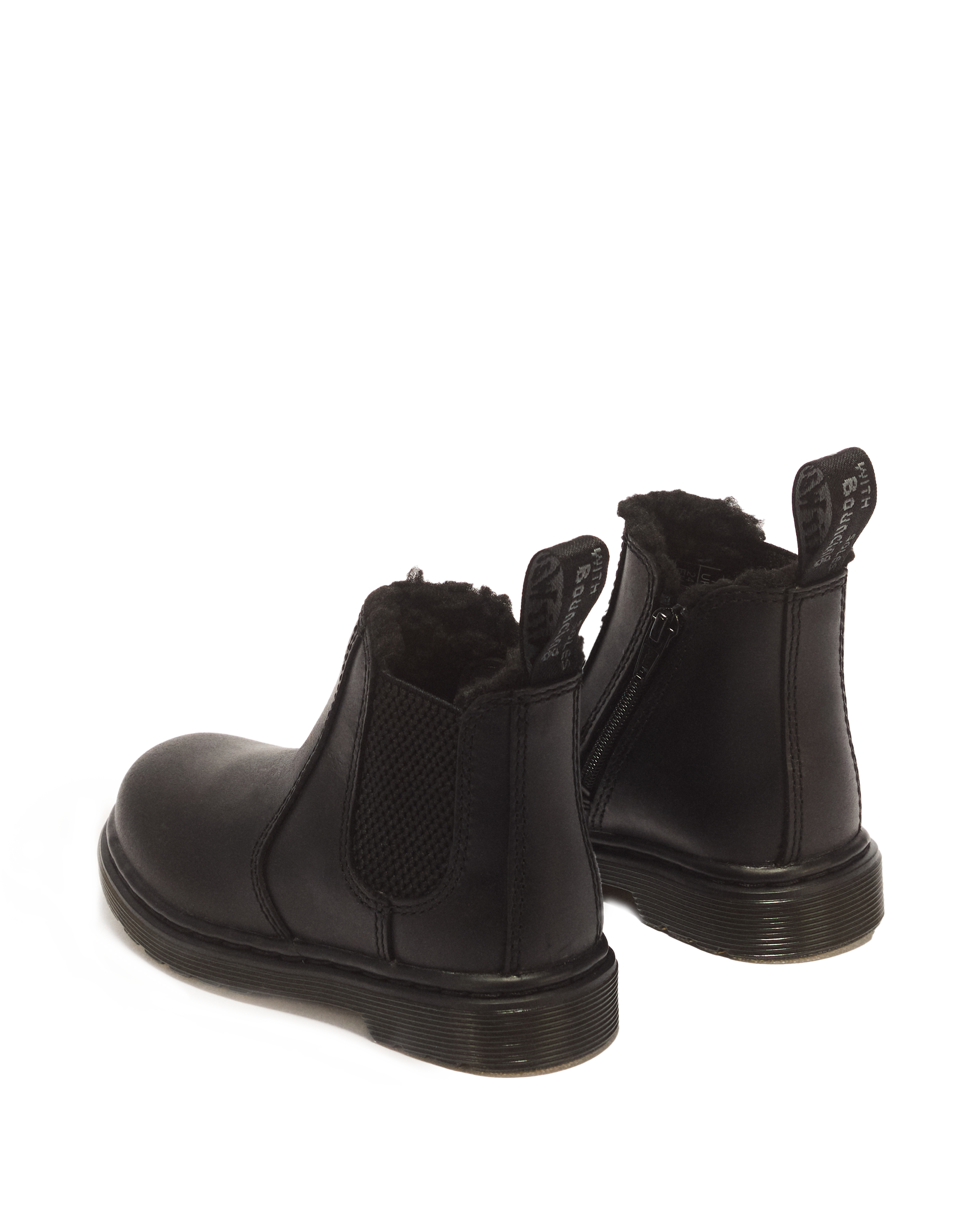Toddler 2976 Faux Fur Lined Chelsea Boots