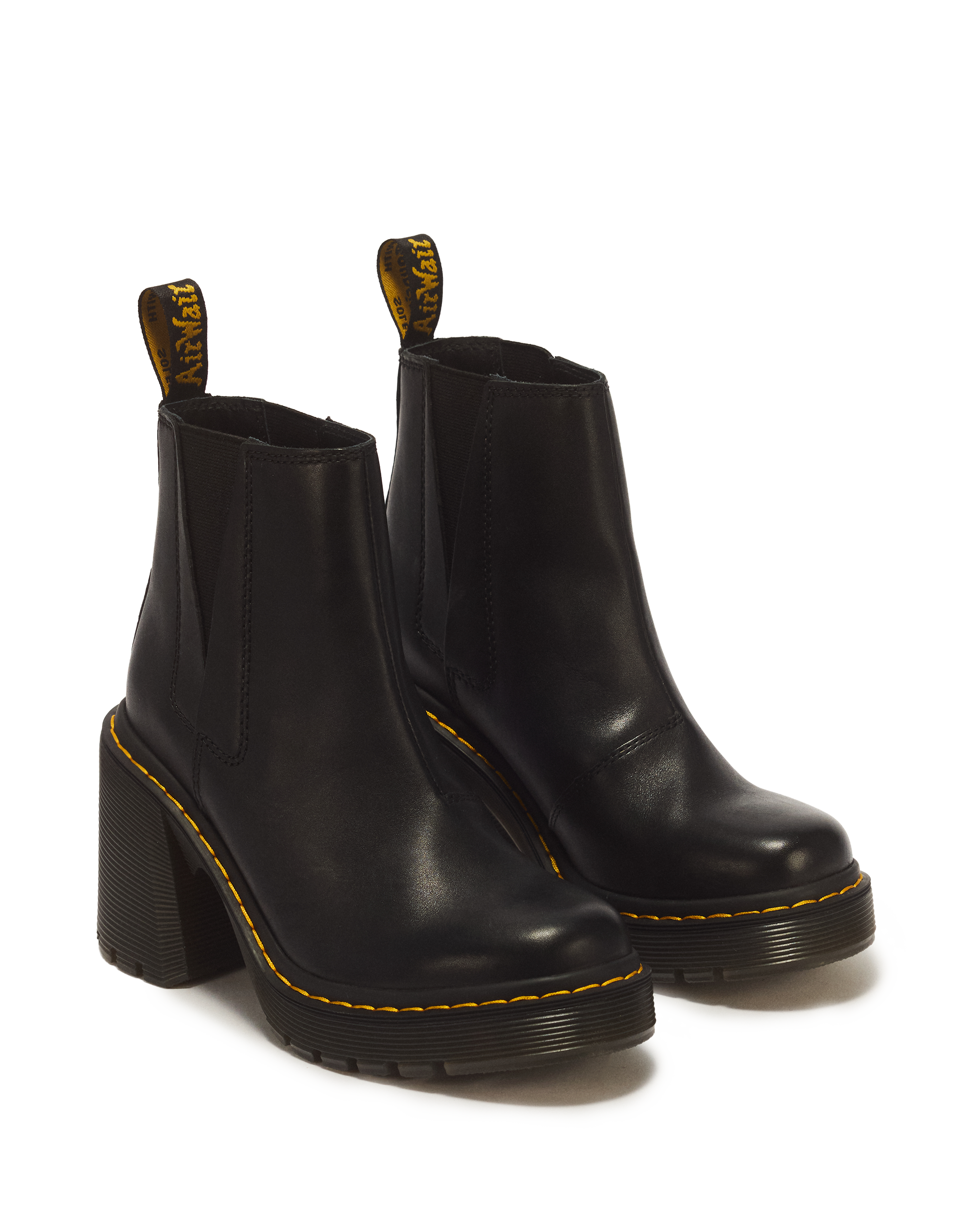 Spence Leather Flared Heel Chelsea Boots