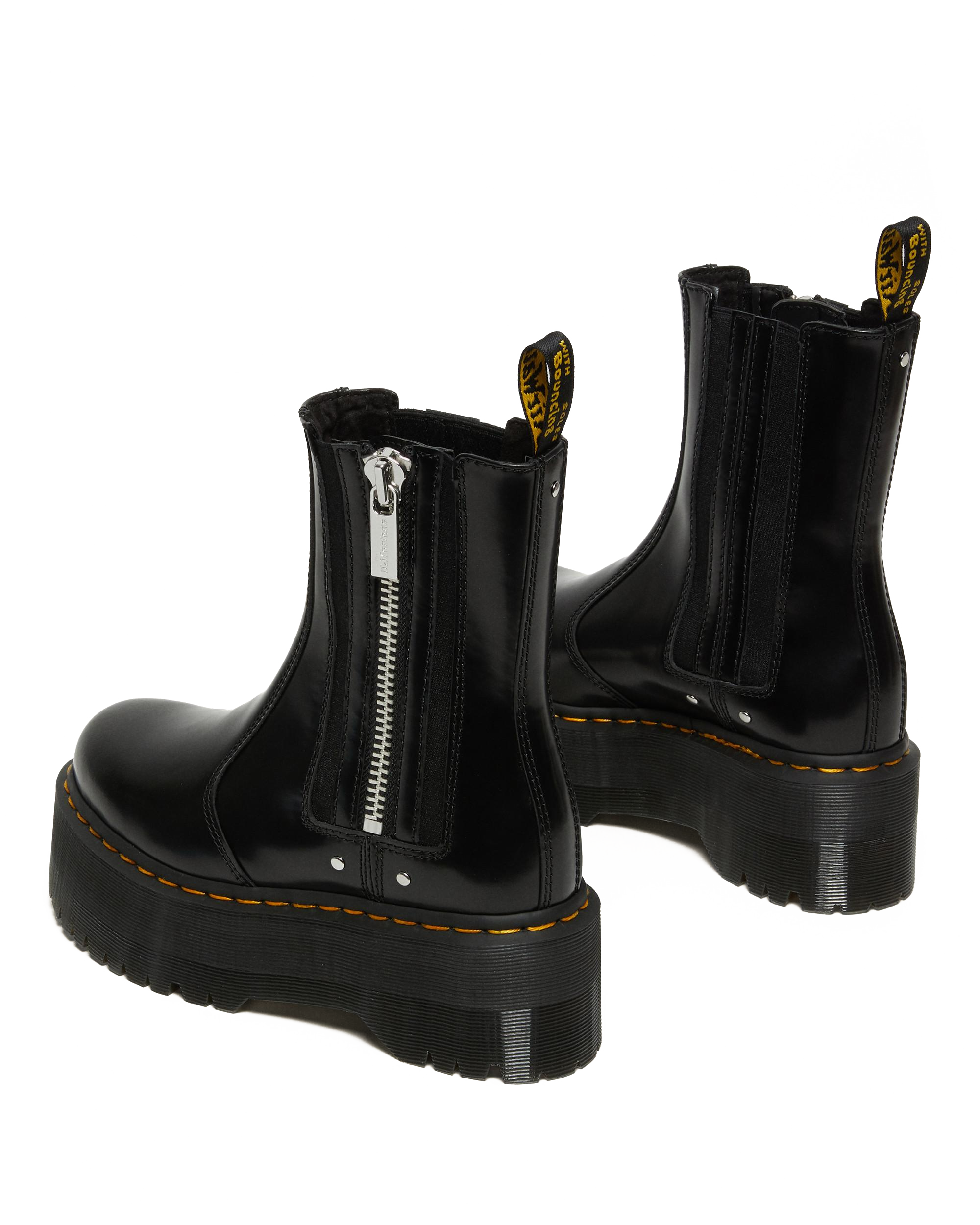 2976 Max Leather Platform Chelsea Boots