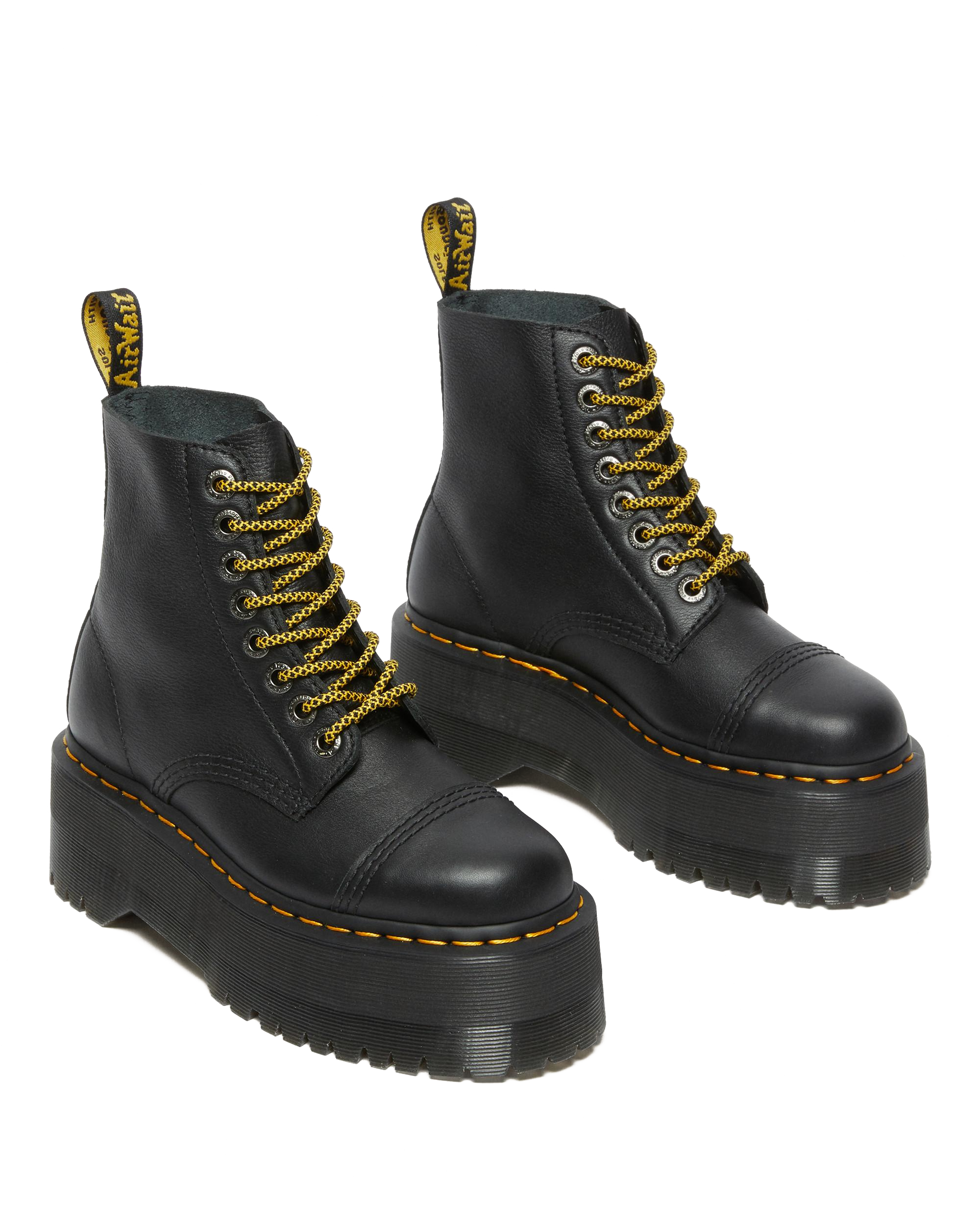 Sinclair Max Pisa Leather Platform Boots