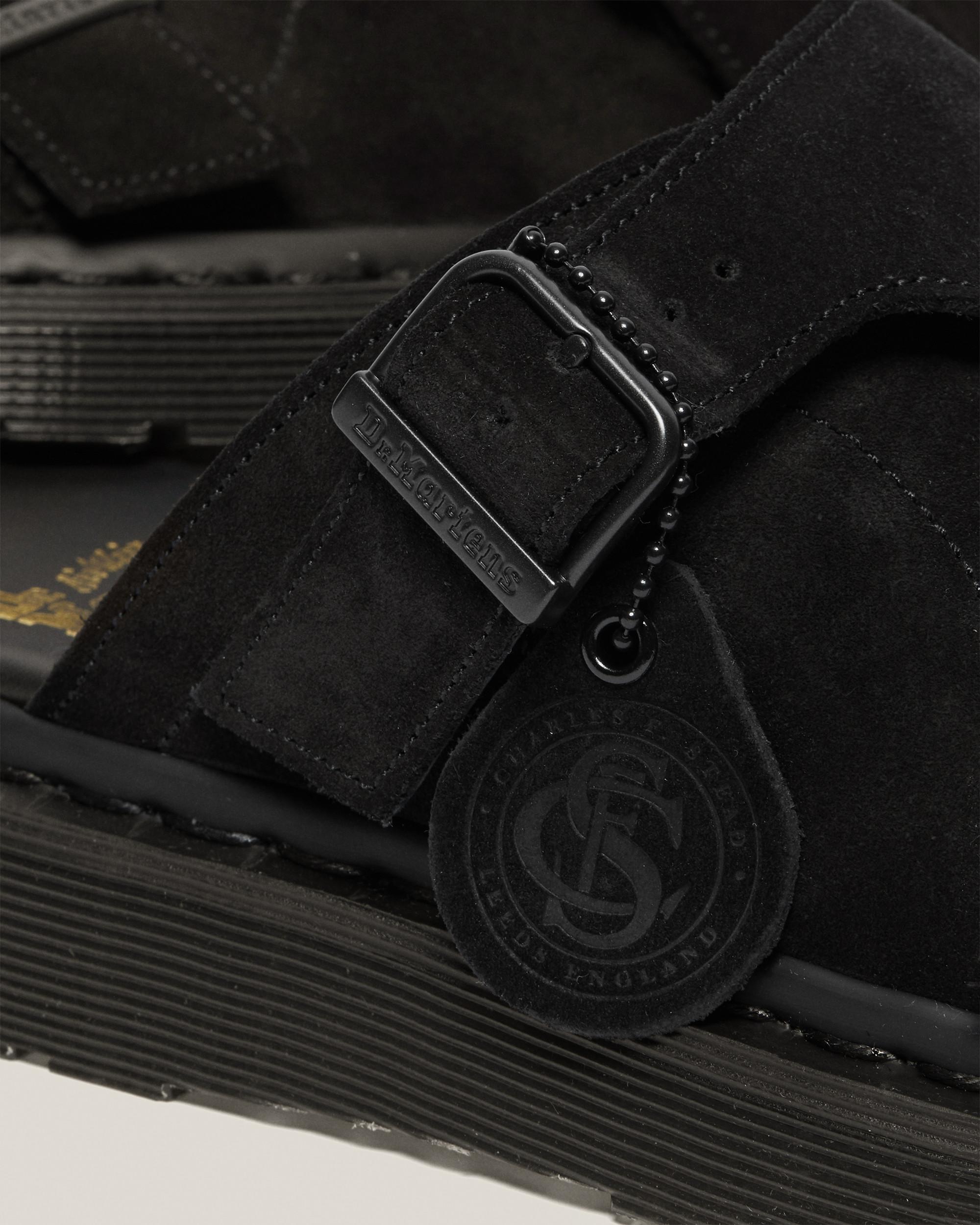 Dayne Made in England Suede Slide Sandals