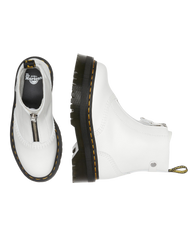 Jetta Zipped Sendal Leather Platform Boots