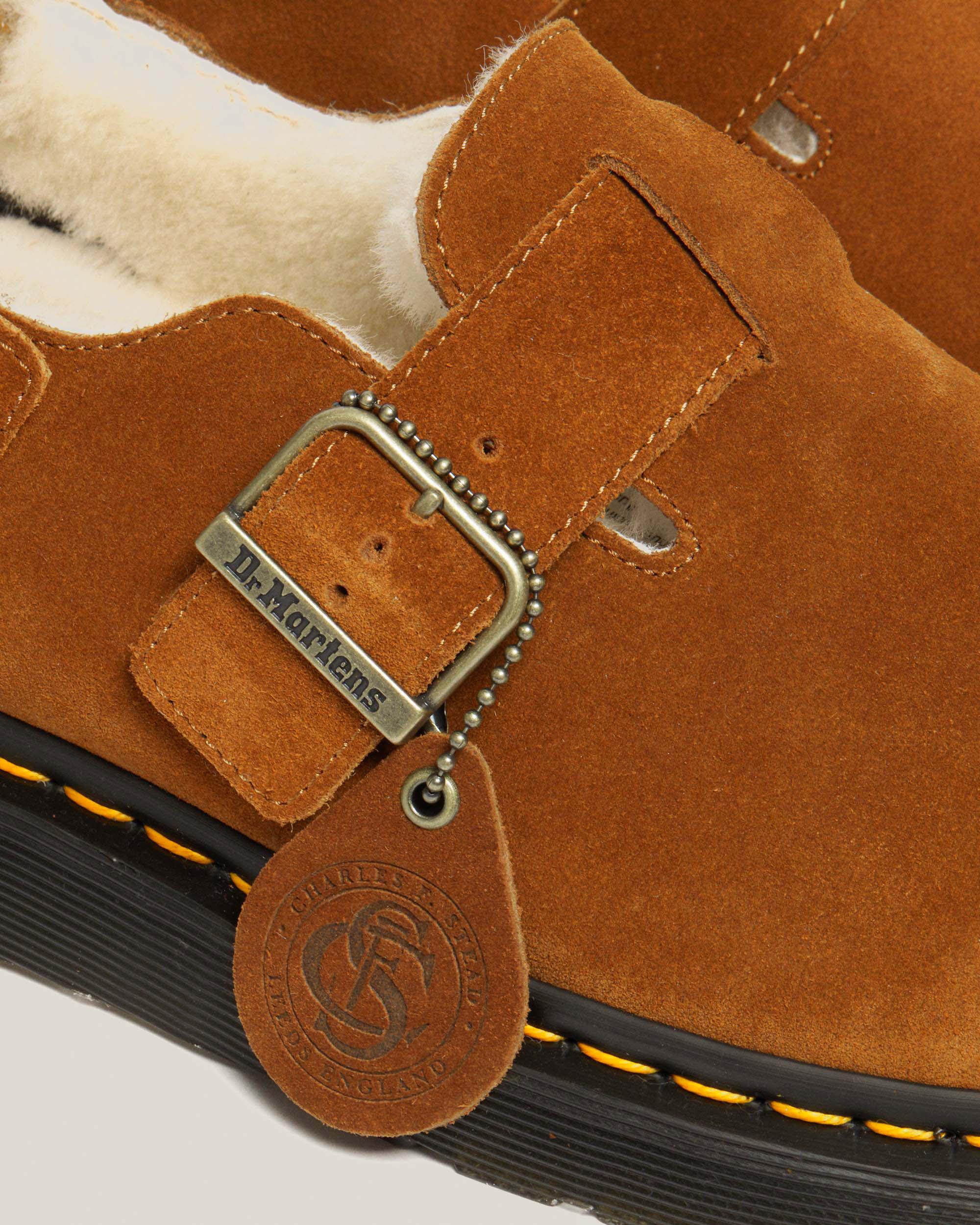Jorge Made in England Shearling Slingback Mules