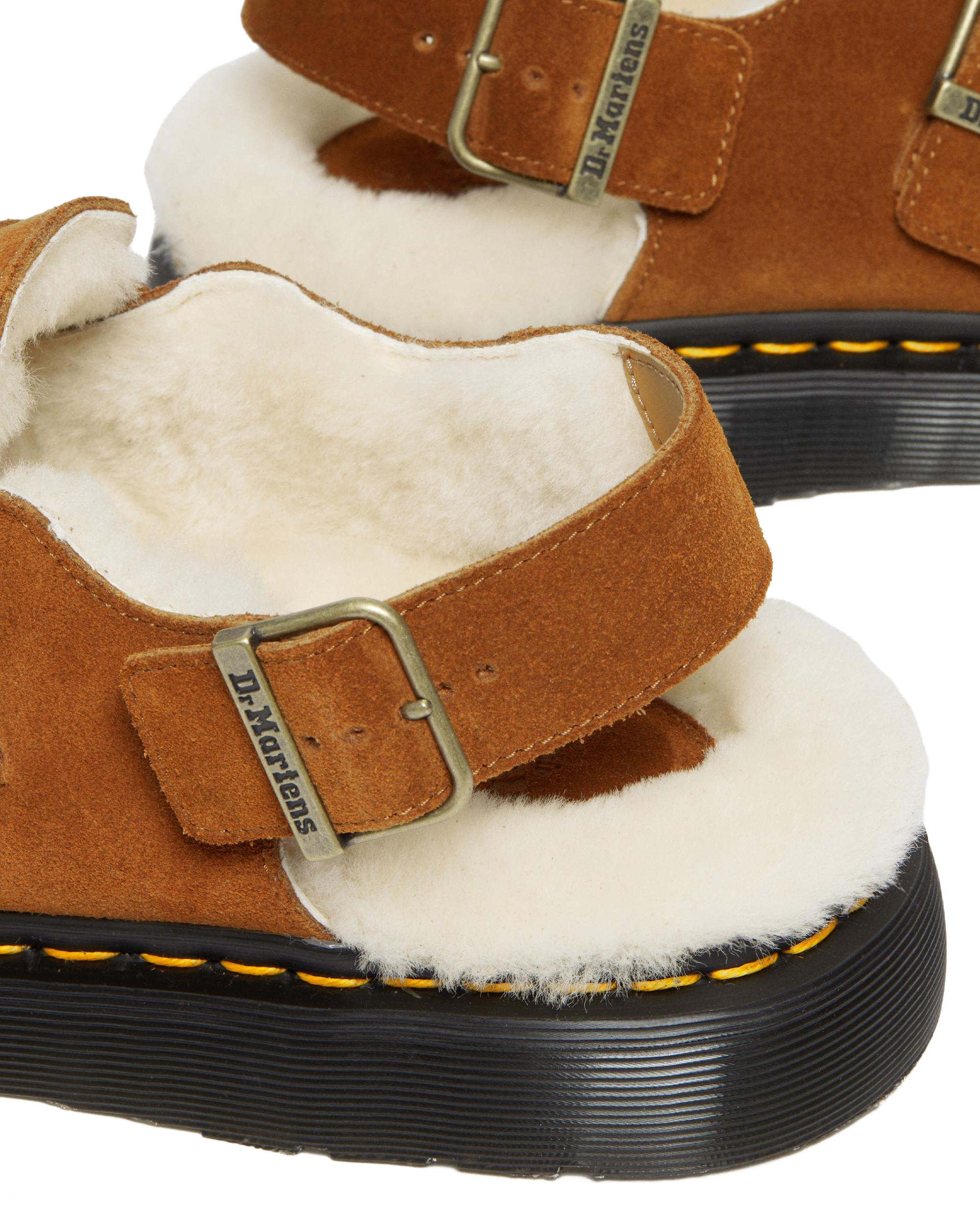 Jorge Made in England Shearling Slingback Mules