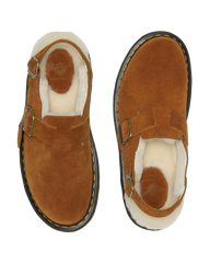 Jorge Made in England Shearling Slingback Mules