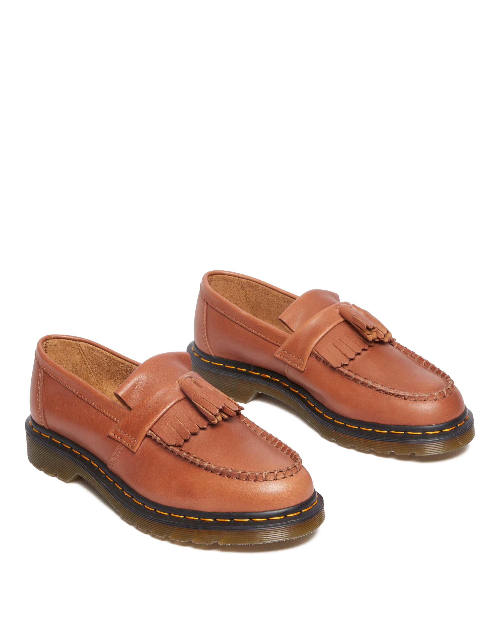 Adrian Carrara Leather Tassel Loafers