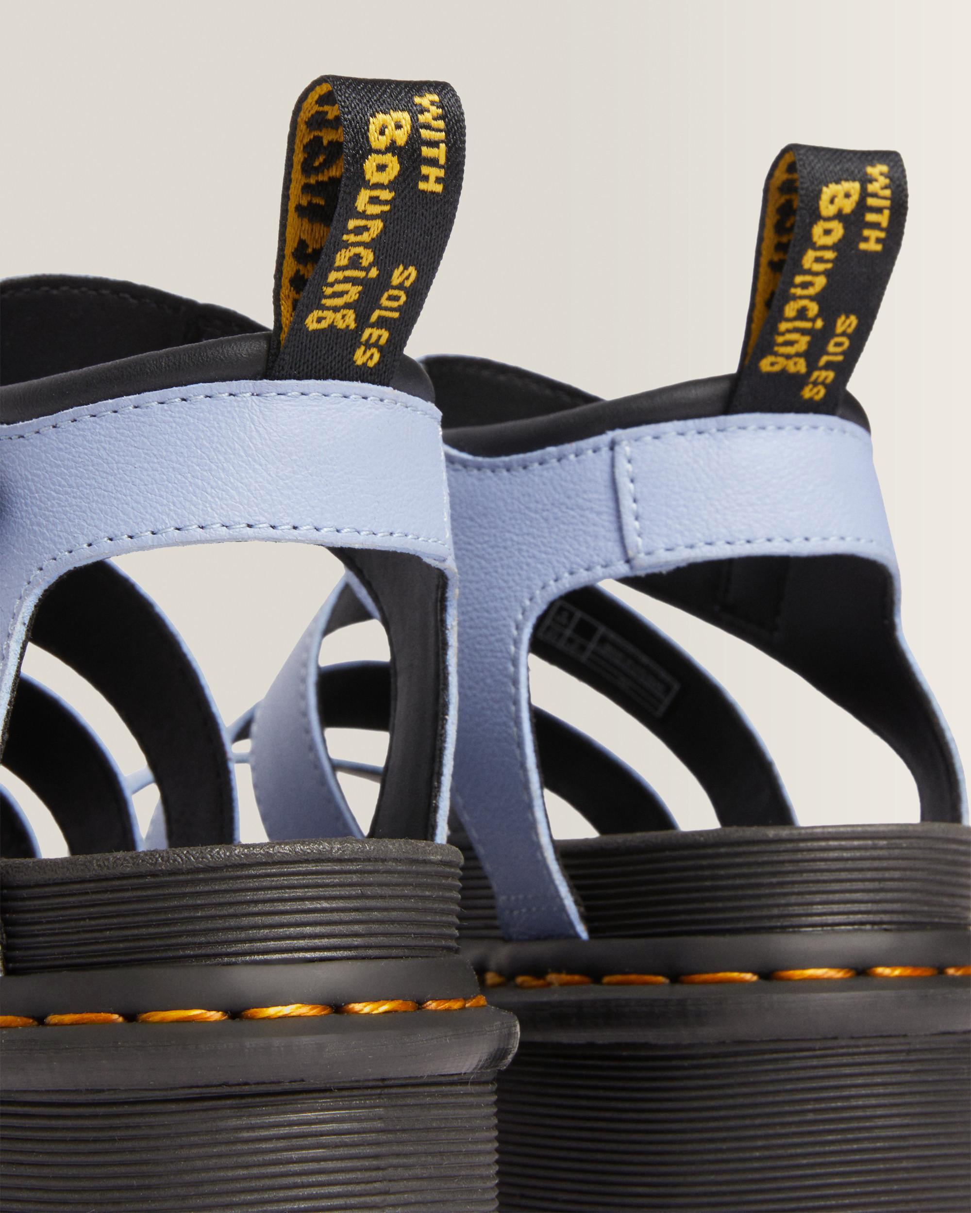 Blaire Pisa Leather Platform Strap Sandals