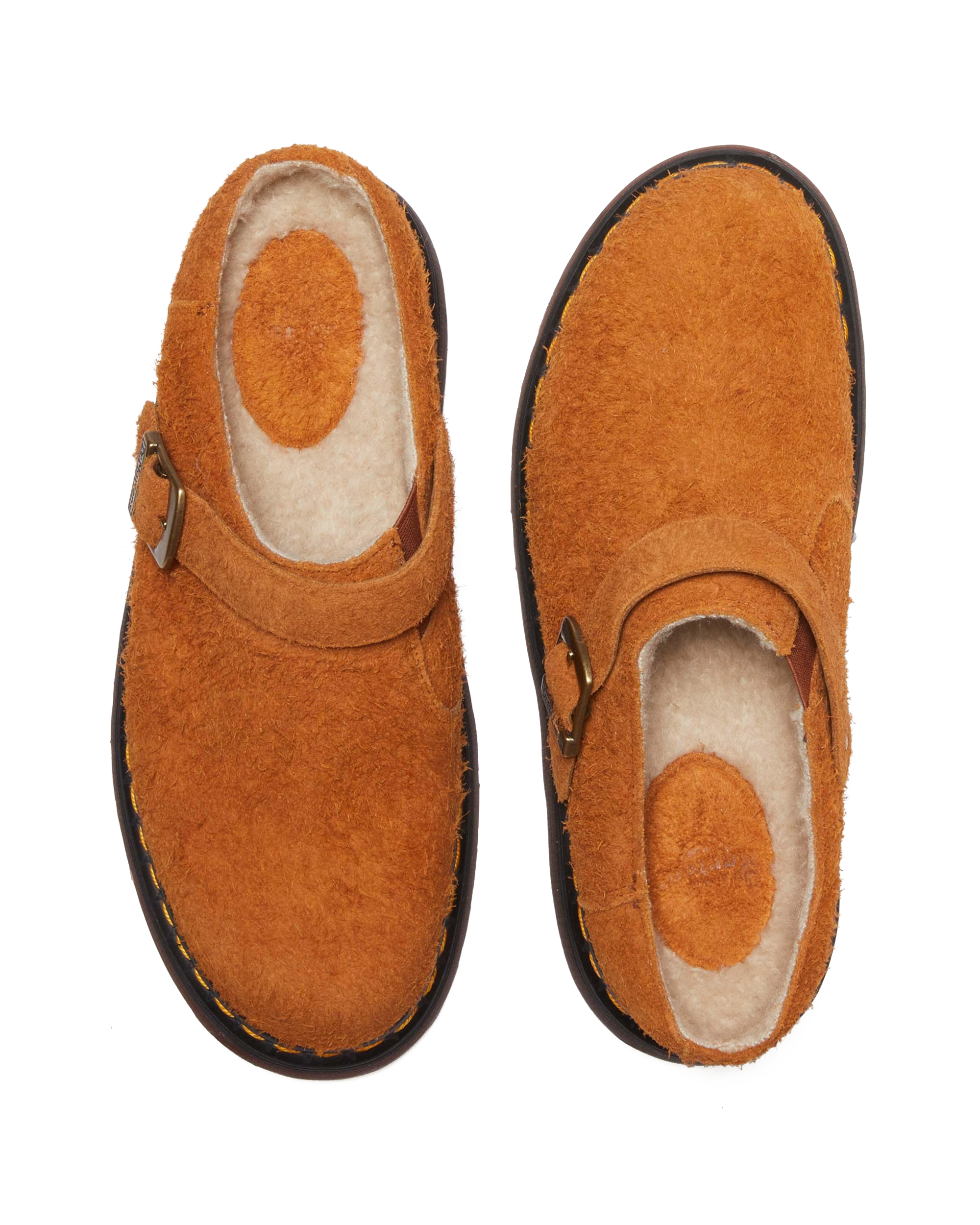 Isham Faux Shearling Lined Suede Slingback Mules