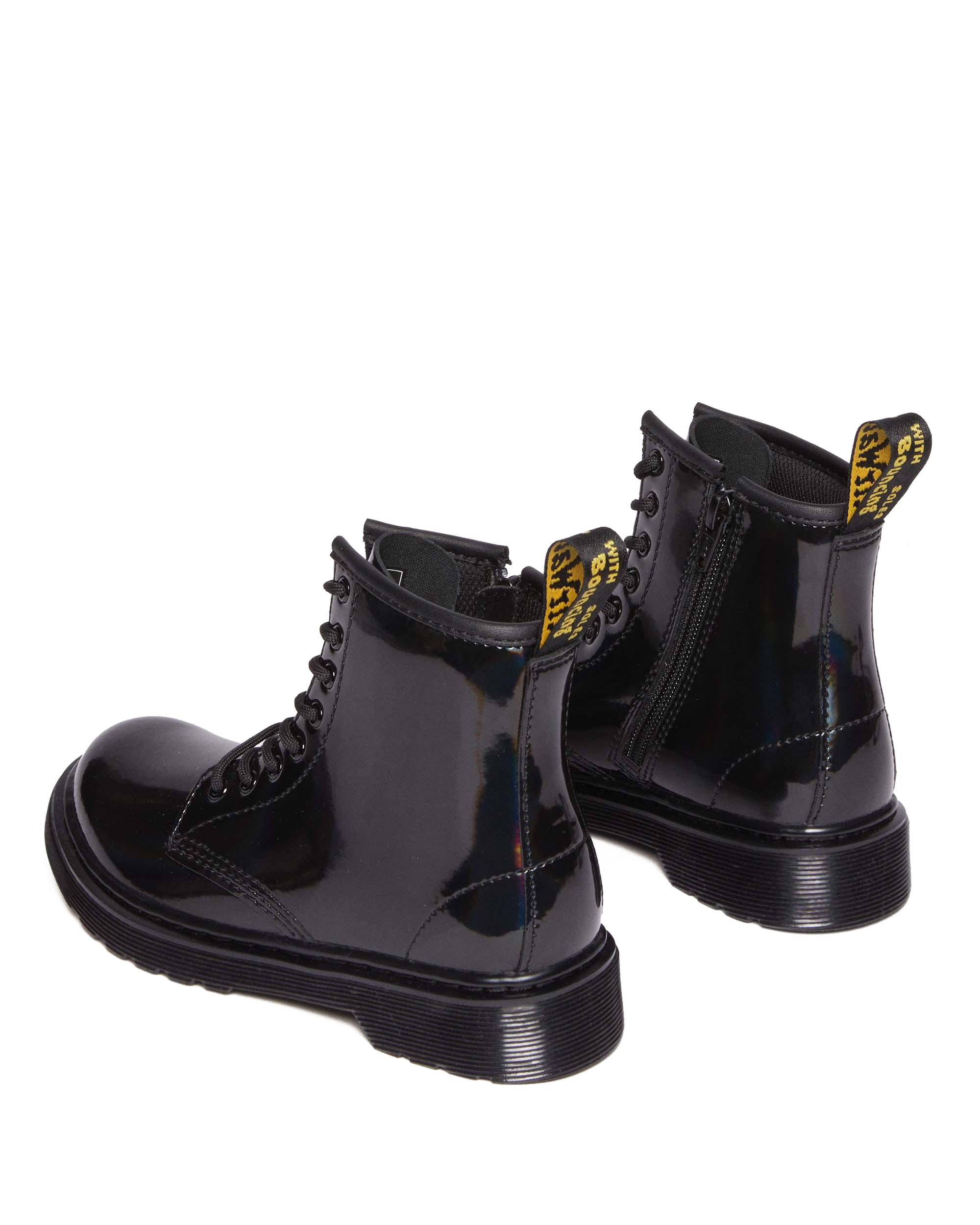 Junior 1460 Rainbow Patent Leather Lace Up Boots