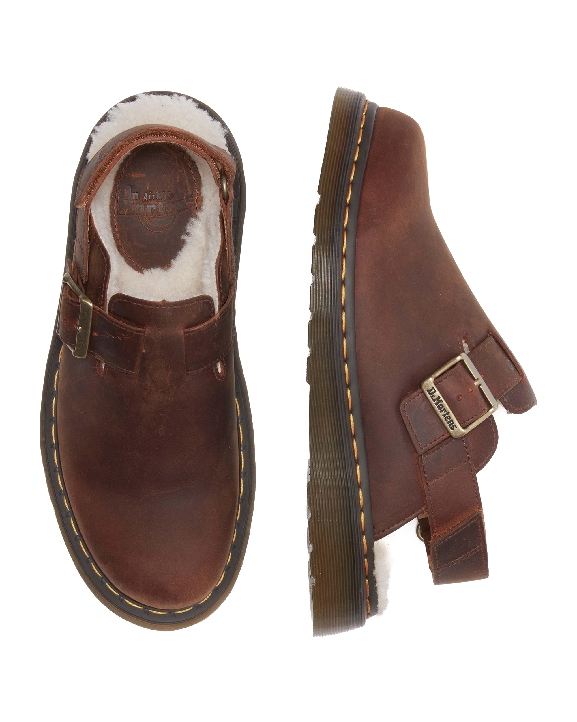 Jorge II Faux Fur Lined Slingback Mules
