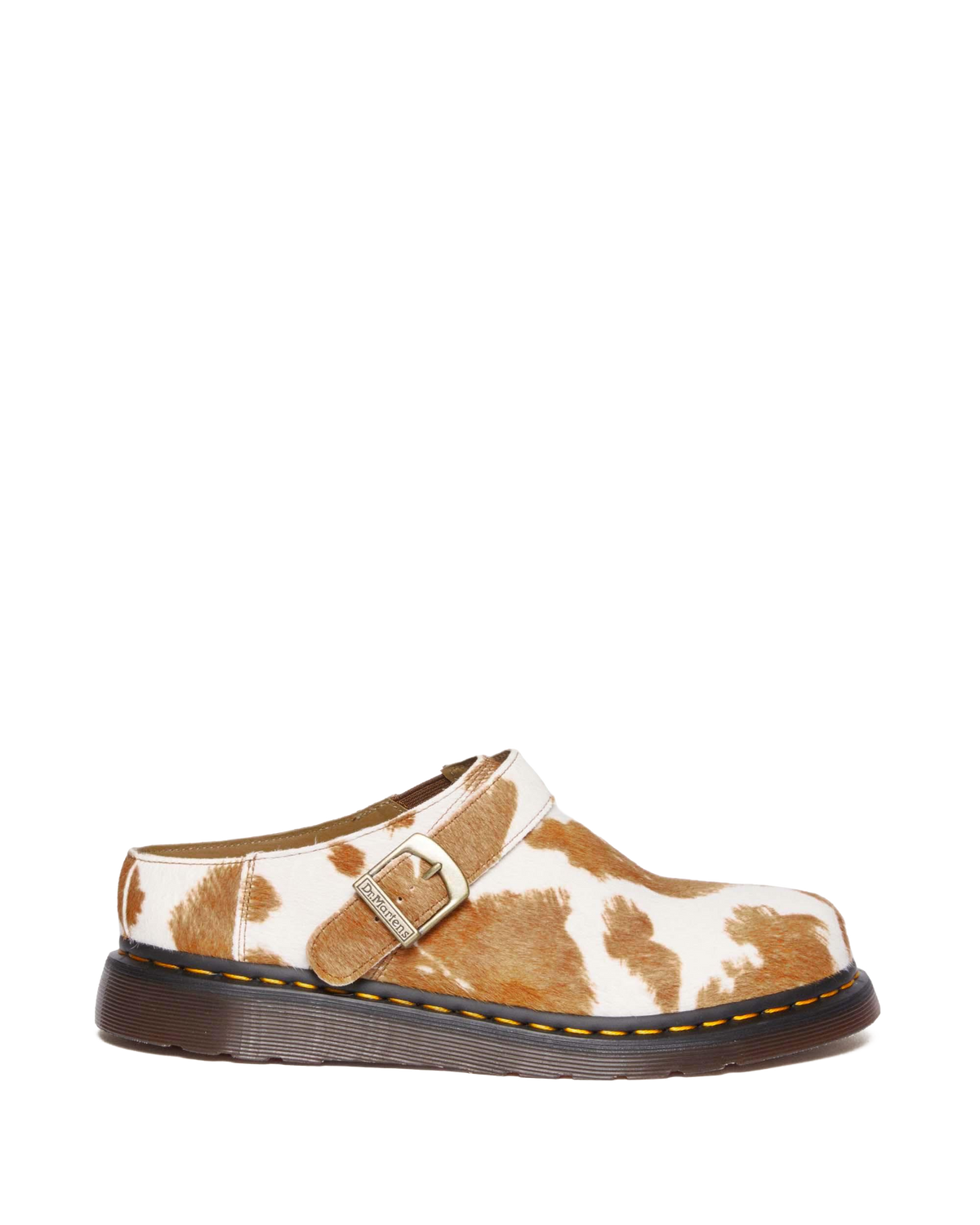 Isham Hair-On Cow Print Slingback Mules
