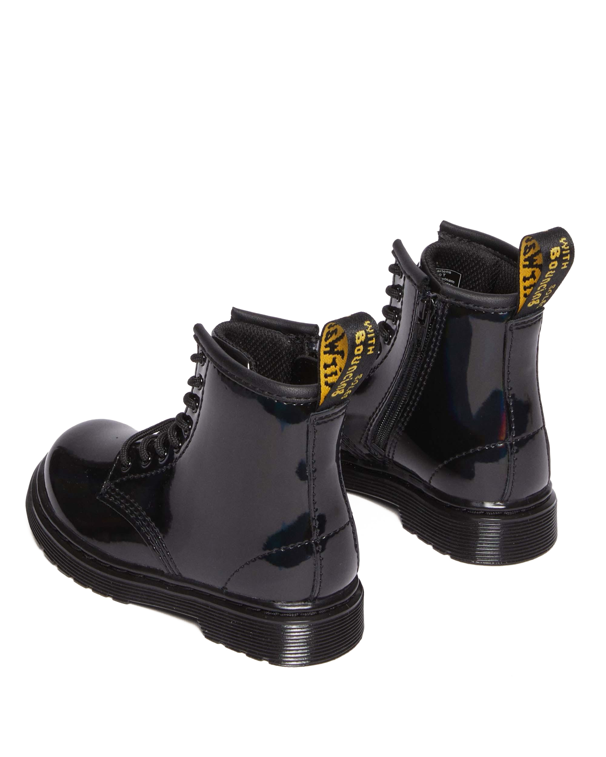 Toddler 1460 Rainbow Patent Leather Lace Up Boots