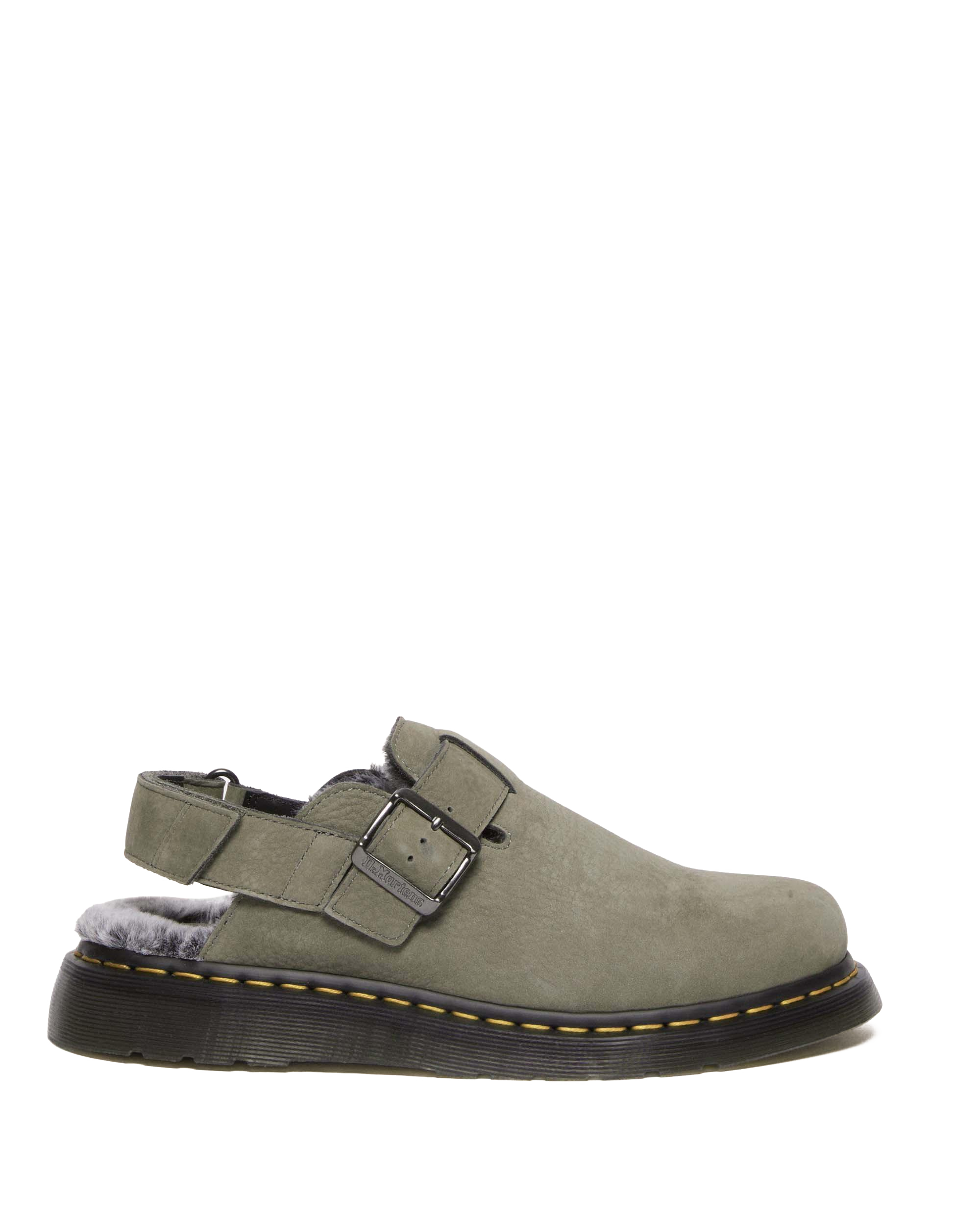 Jorge II Faux Fur Lined Nubuck Slingback Mules