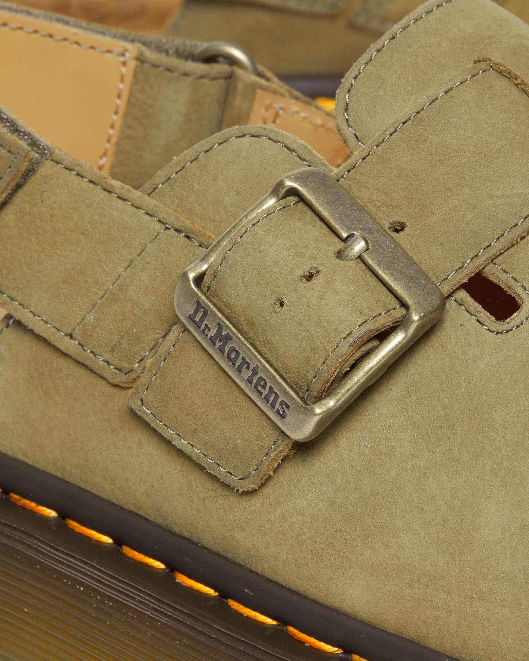 Jorge II Tumbled Nubuck Leather Slingback Mules