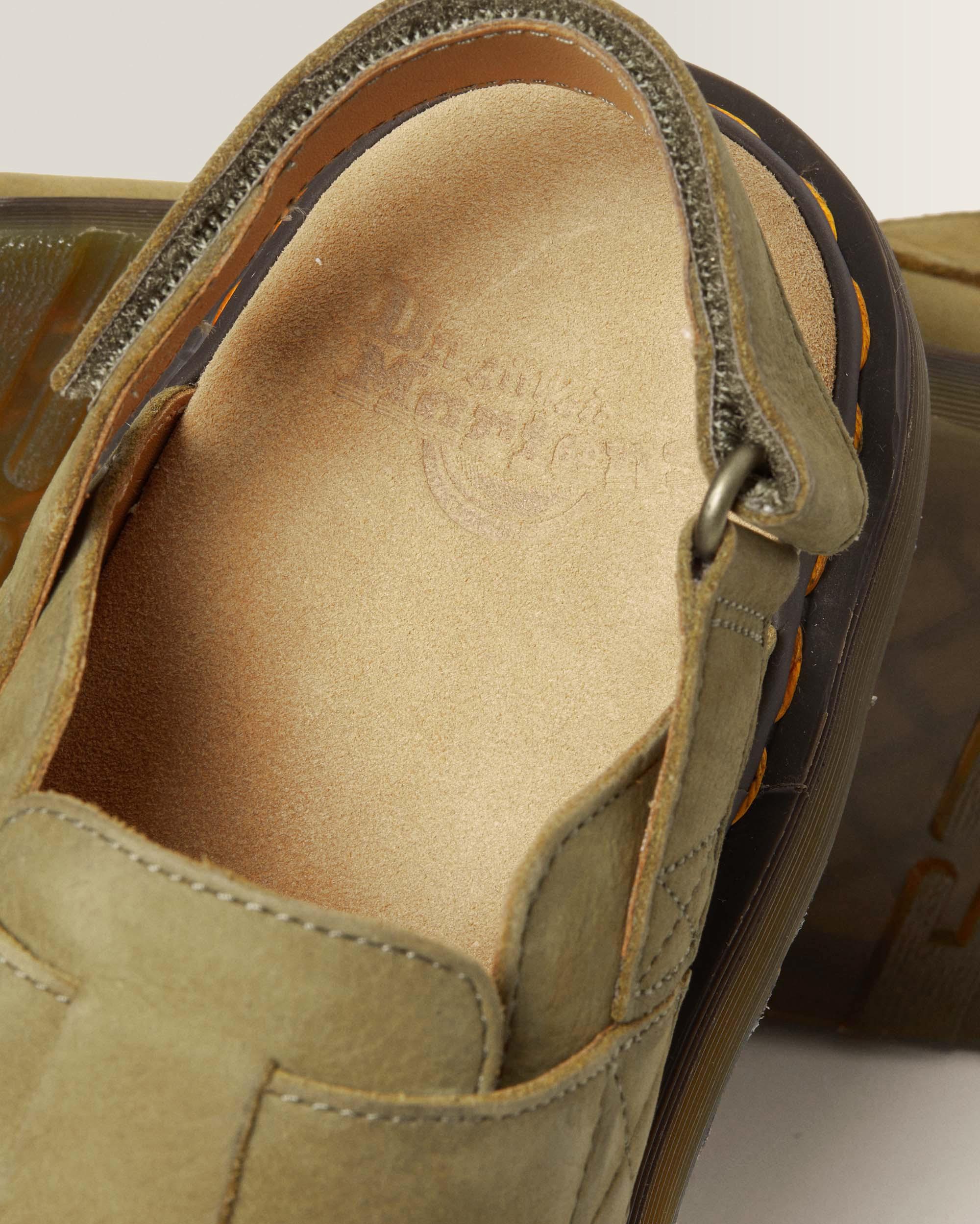 Jorge II Tumbled Nubuck Leather Slingback Mules