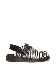 Jorge II Hair-on Animal Print Slingback Mules