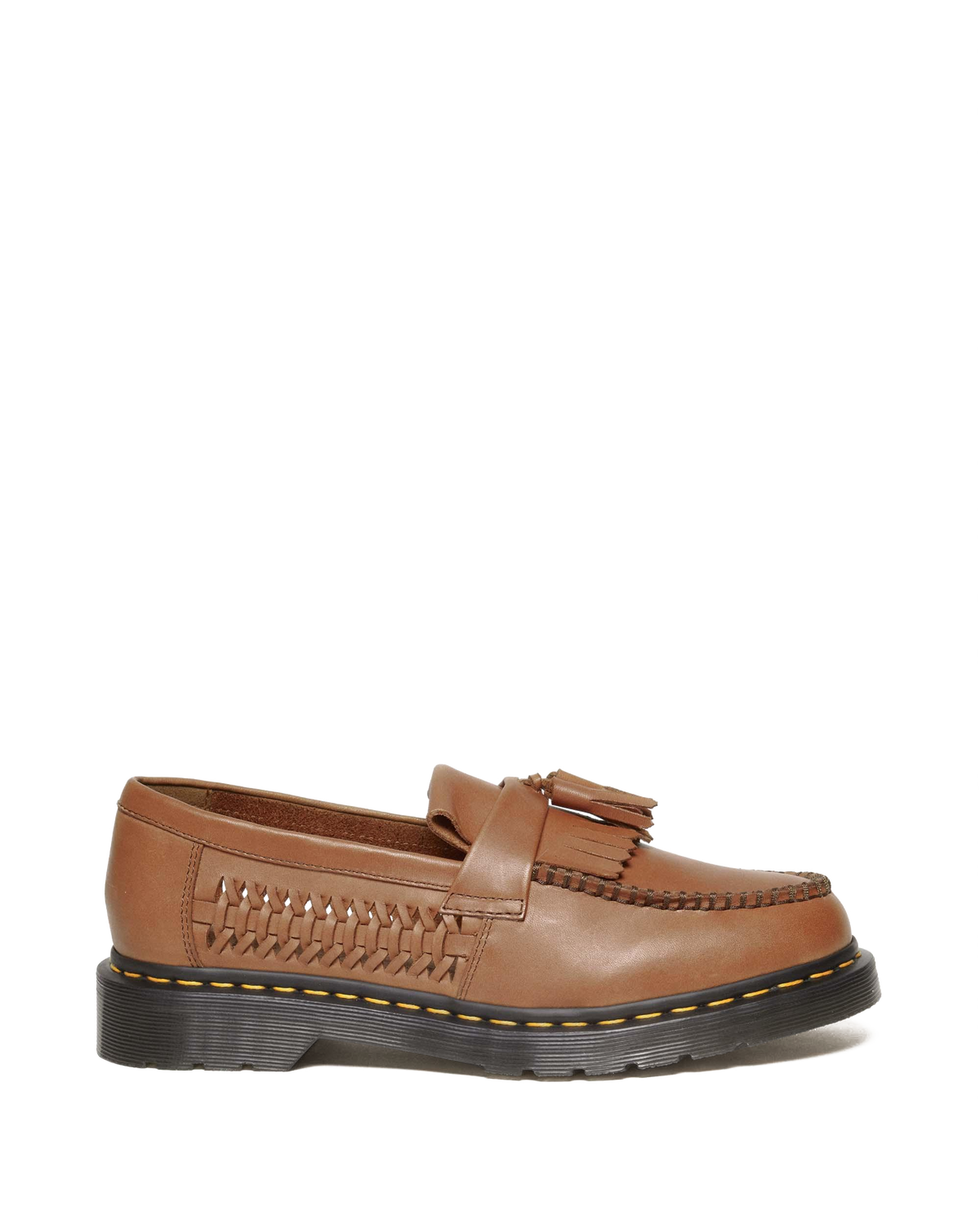 Adrian Woven Leather Tassel Loafers