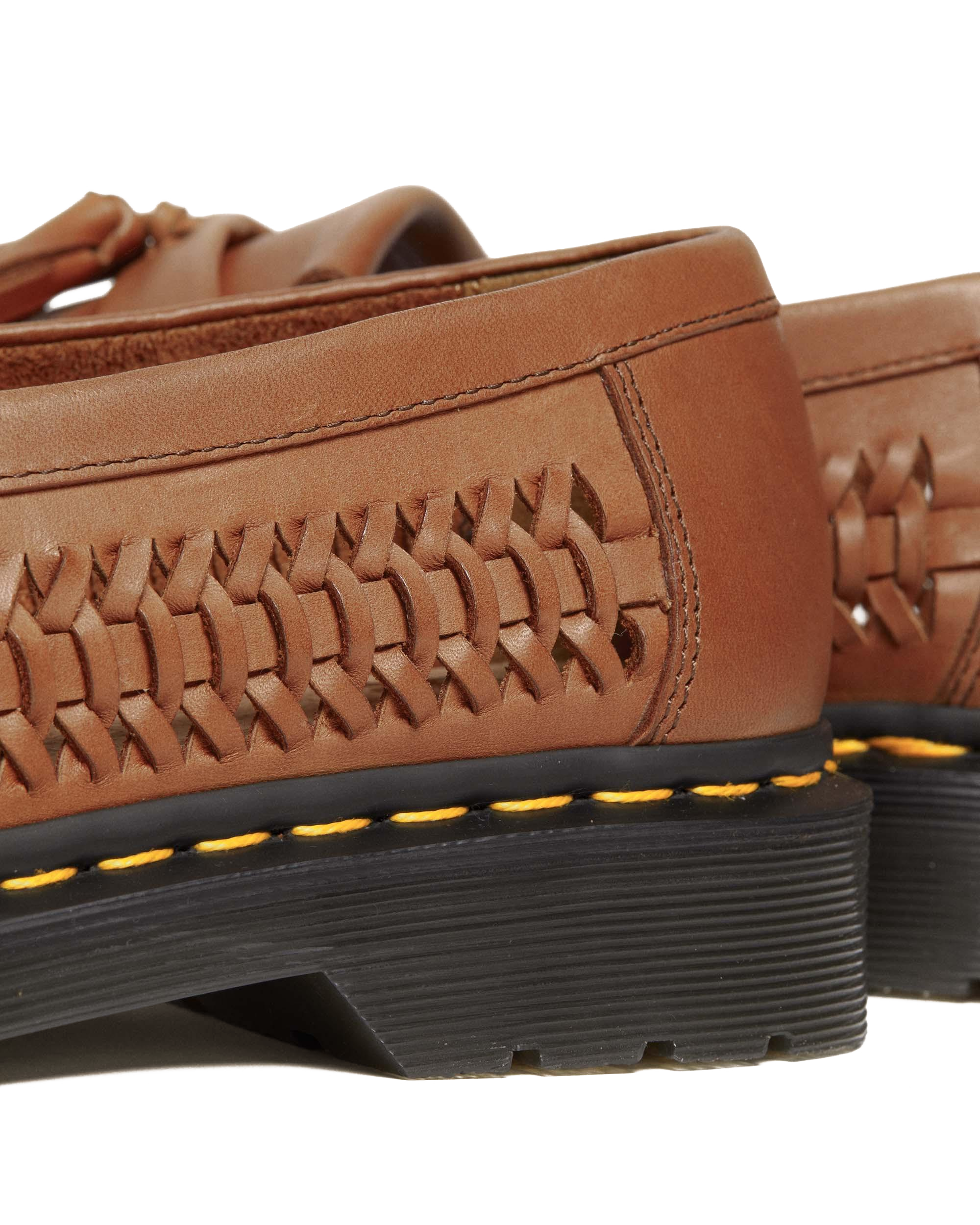 Adrian Woven Leather Tassel Loafers